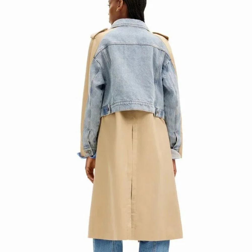 Galita Hybrid Denim Trench Coat - Picture 10 of 16